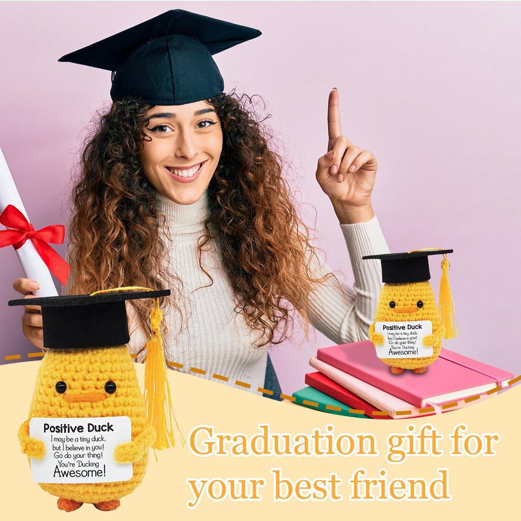 Graduation Gifts Set Class Of - Inspirational Positive  With Cap And Greeting Card – Handmade  Funny  For Her Girls Him Boys