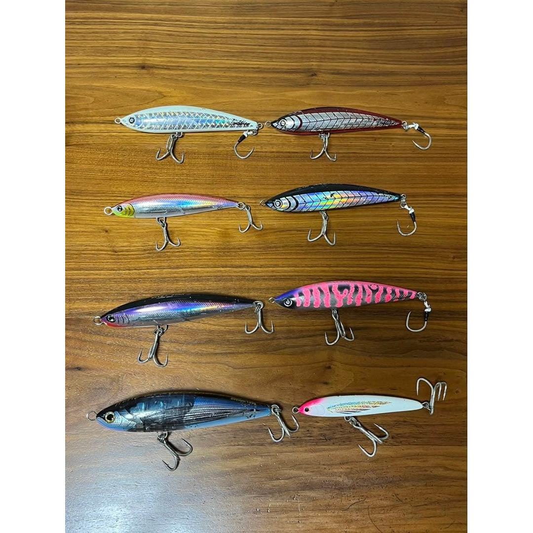 Used DAIWA SHIMANO Maria Salt Lure 8 Piece Set