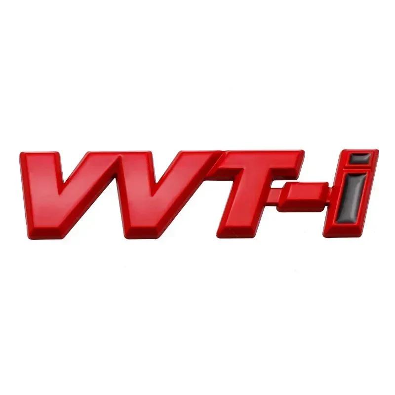 3D Metal VVTI Rear Trunk Car Sticker Fender Emblem Badge Decal For TOYOTA Dual VVT-i Camry COROLLA YARiS Rav4 PRIUS Accessories