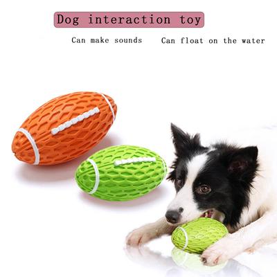 Brinquedos para cães pequenos e grandes Chihuahua Golden Retriever Bolas de látex natural para cães Anti-mordida Brinquedo de mastigação interativo para cães Brinquedos de apito para animais de estimação