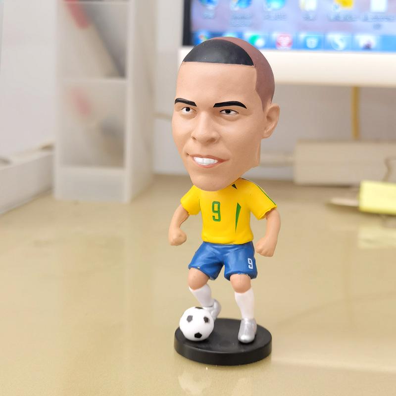 CR7 & Neymar Bobblehead Doll - Football Star Car Ornament Gift for Boys
