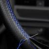 Car Microfiber Leather Steering Wheel Cover Trim For VW Golf 4 MK4 Passat B5 Polo Bora Sharan Seat Leon Skoda Fabia MK1 1998-04