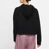 Nike Sweatshirts Women's Black Hooded Moderate Regular CJ2664-010