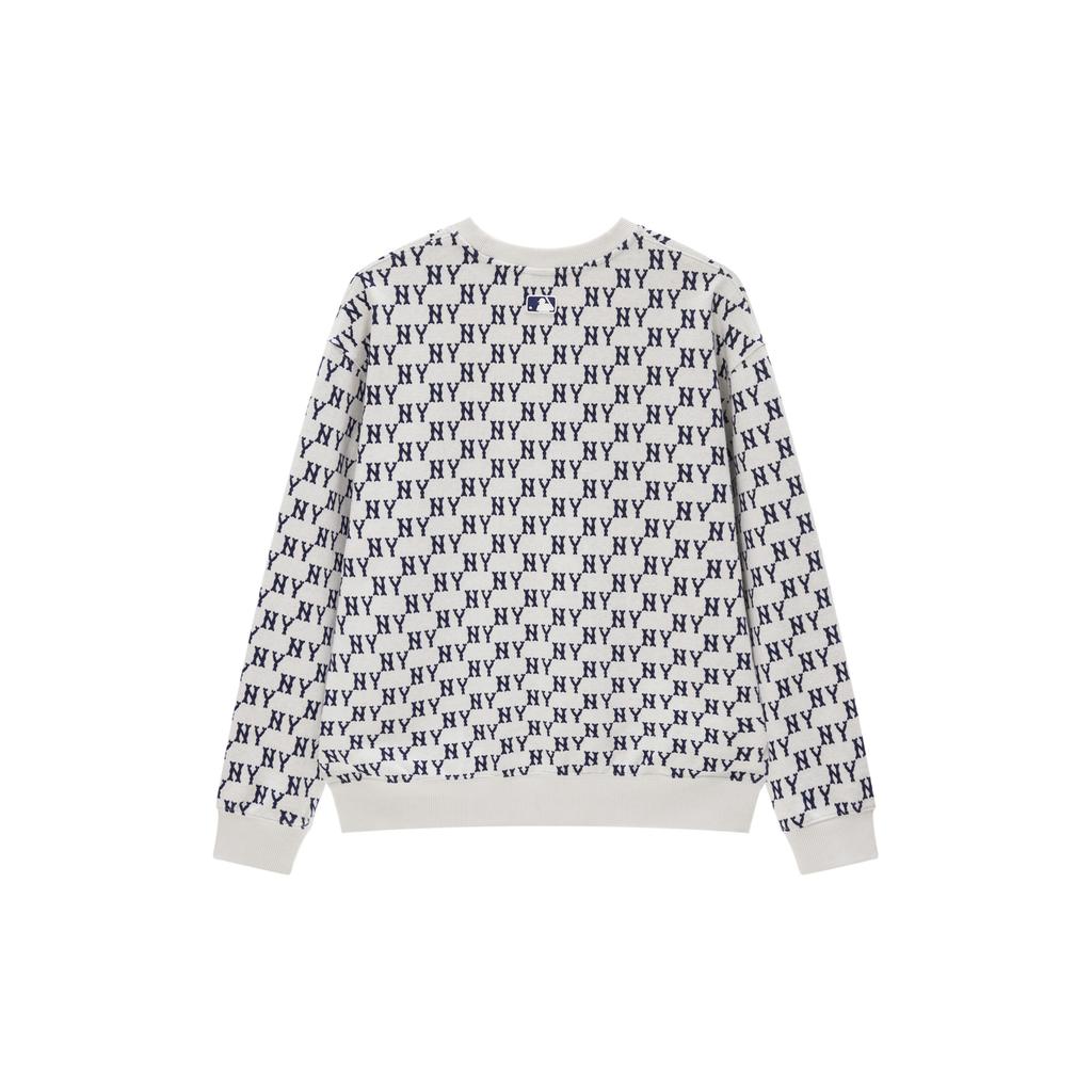 New MLB Sweatshirt Unisex Dark Cream 3AMTM0334-50CRD