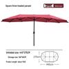 UOSU Outdoor Patio & Camping Sun Umbrella