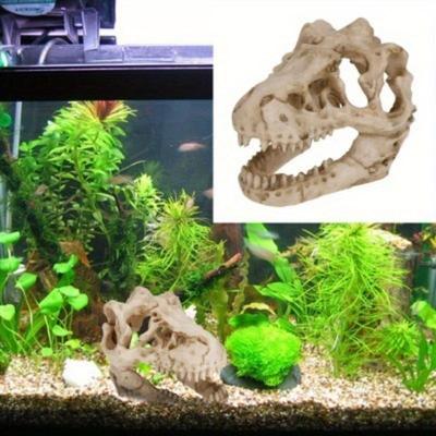 1 Pcs Dragon Resin Aquarium/Terrarium Decoration Crocodile Skull For Fish Tank