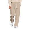 Herren gerade geschnittene Jogginghose mit seitlichen Schlitzen, lockere Freizeithose
