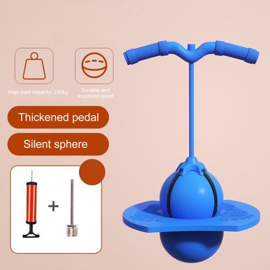 Jumping Ball Hoppers Toy for Kids Adults Bouncing Ball with Handle Kids Jumping Game for Balance Training Fitness Fun Exercise