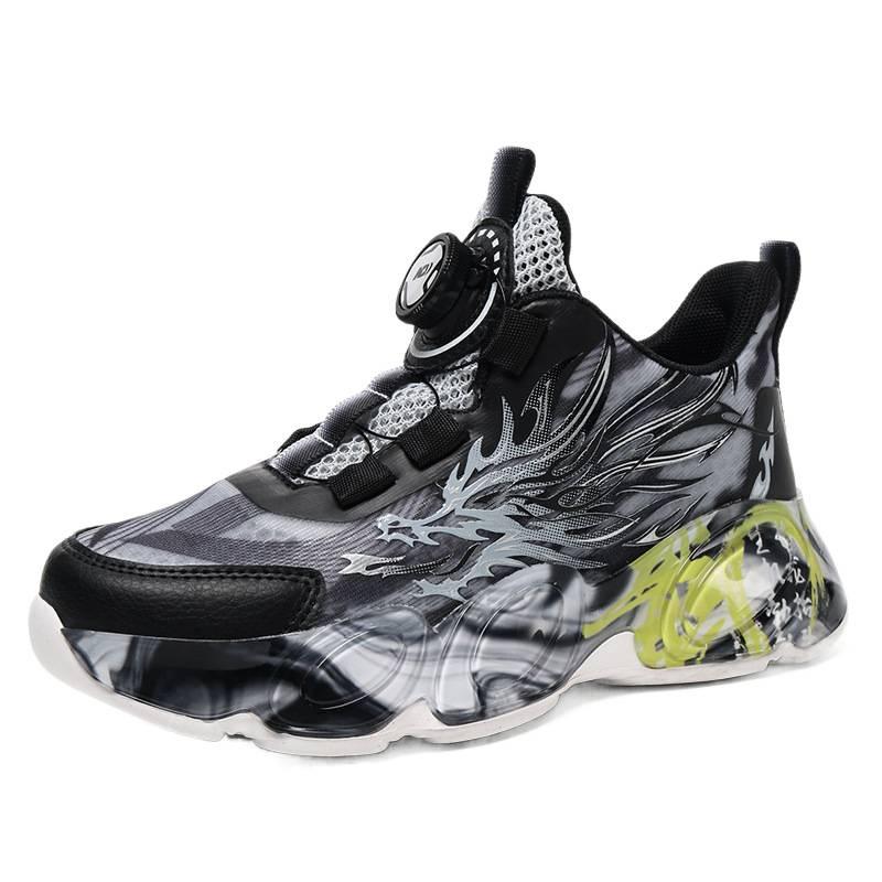 Children's basketball shoes Boys' sports shoes Classmates Boys Spring and Summer Single Mesh Breathable 2025 Non-slip Children Middle and Older Child