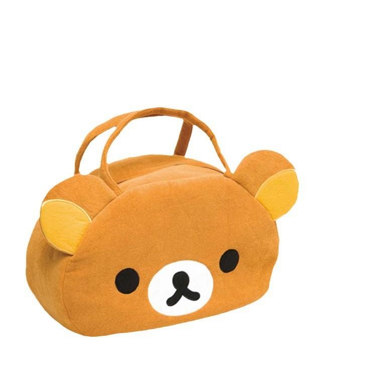 

Дорожня сумка Rilakkuma для дорослих та дітей з м якого плюшевого матеріалу 30x18x10cm