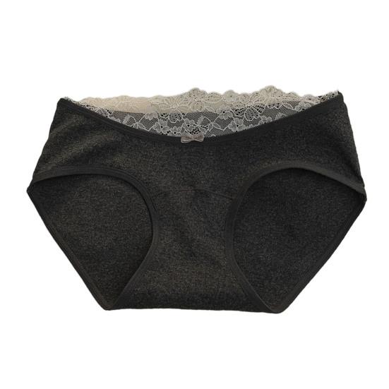 Women Cotton Underwear Mid Rise Seamless Cheeky Hipster Panties Soft Stretch Sexy Lace Bikini Briefs