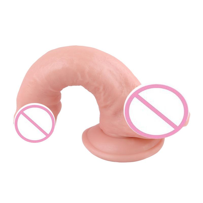 Realistic Skin Color Dildo for Women - Lifelike Penis Design with Foreskin, Soft Adult Toy for Pleasure, G-Spot Stimulation