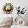 30cm Diameter Glass Wall Clock that Makes a Statement Without Being Loud