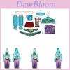 Elegant Princess Zelda Dress Cosplay Costume Anime Game Kingdom Tears Halloween Suit