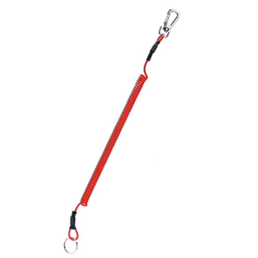 Camping Spring Elastic Rope Portable Fishing Lanyards Security Gear Tool Anti-lost Phone Keychain
