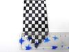 [F NODE] Checkerboard Necktie, Black and White, Party Necktie, 5cm Wide
