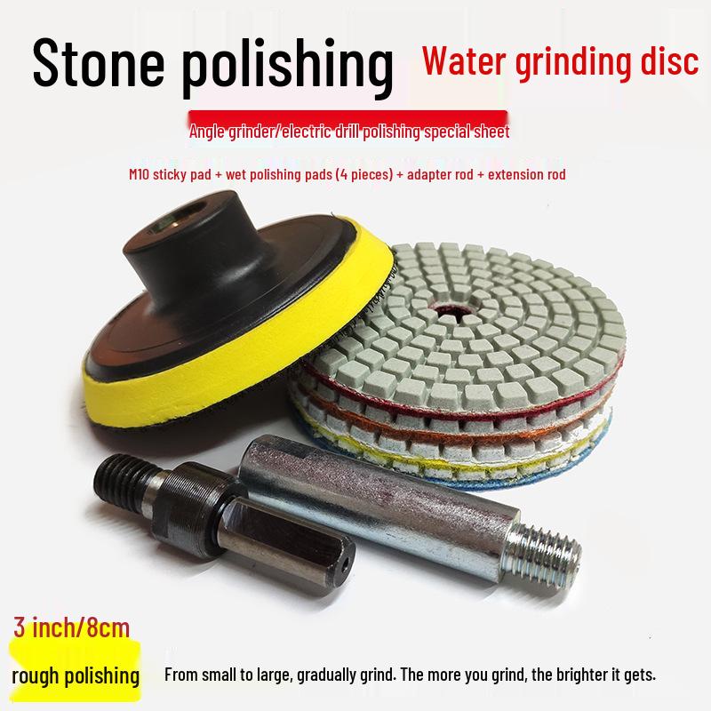 Diamond Head Polishing Pad for Drills: Marble, Quartz, and Stone Grinding