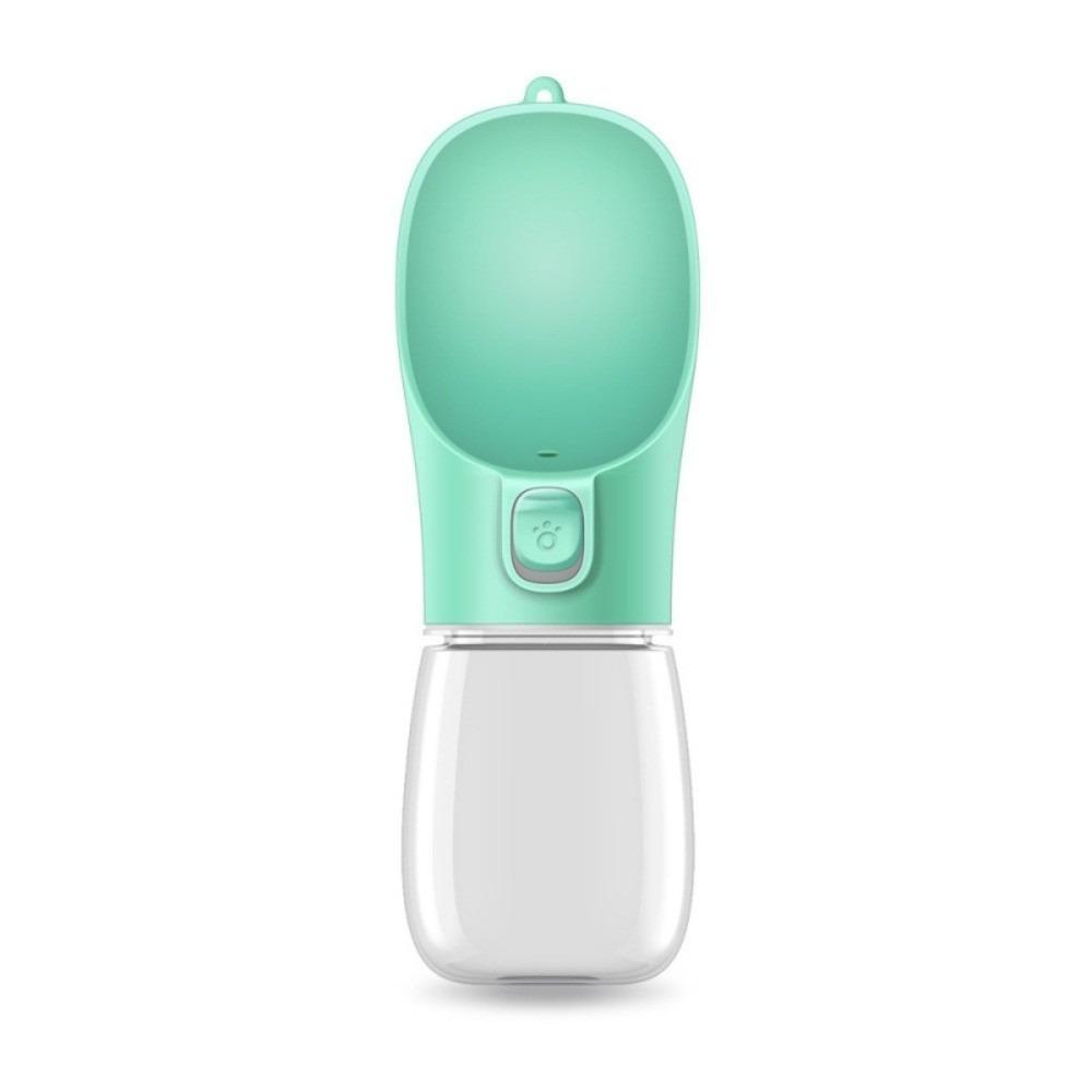 

Plastic Dog Water Dispenser Portable Pet Water Feeding Supplies Walking The Dog 350ML Green