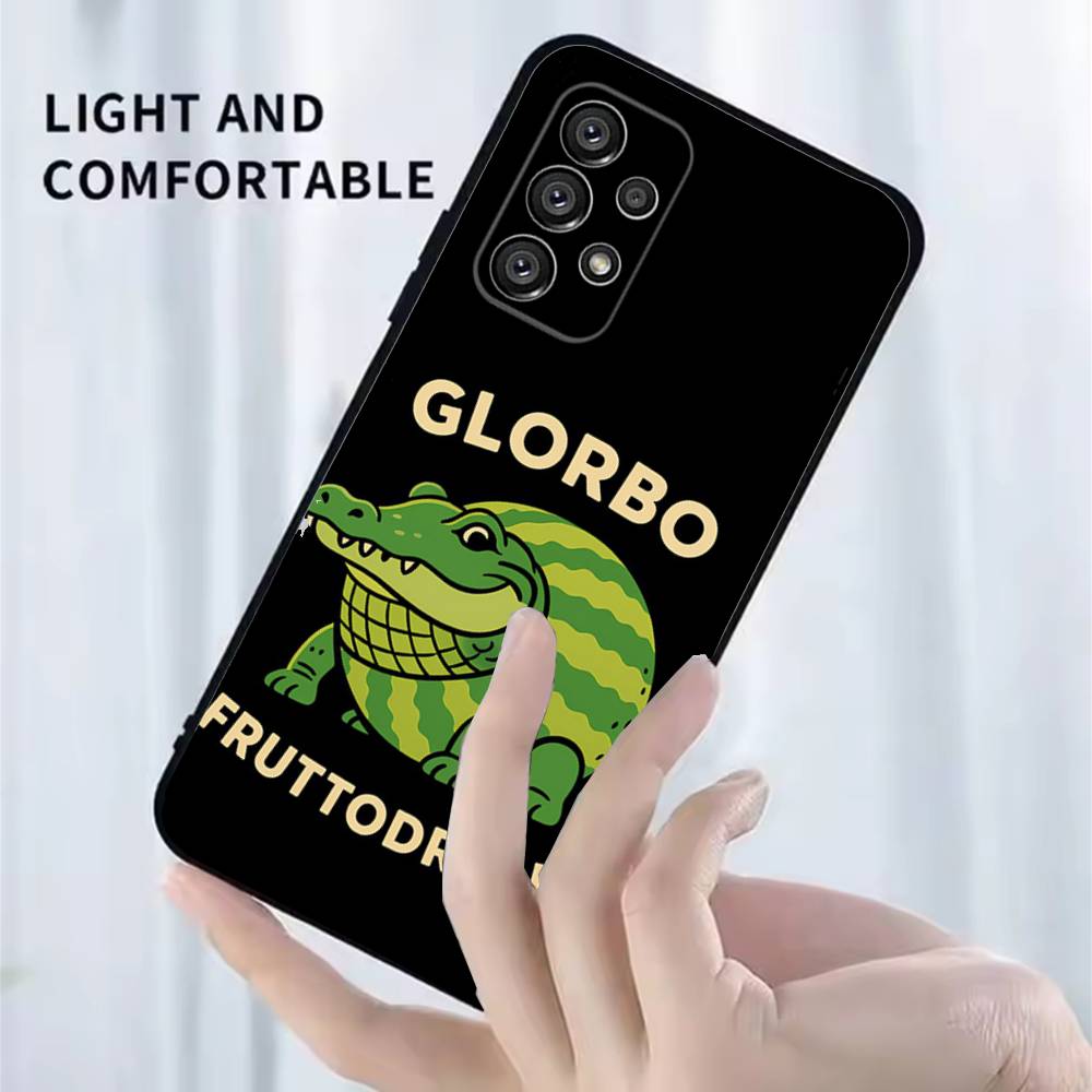 Animals Italian Brainrot Phone Case For Samsung Galaxy A13,A21s,A22,A31,A32,A52,A53,A71,A80,A91 Soft Black Shell