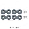 8pcs/lot Screws Furniture Glides PTFE Heavy Duty Furniture Slip Mat Glide Mat For Sofa Bed Table Couch Dining Chairs