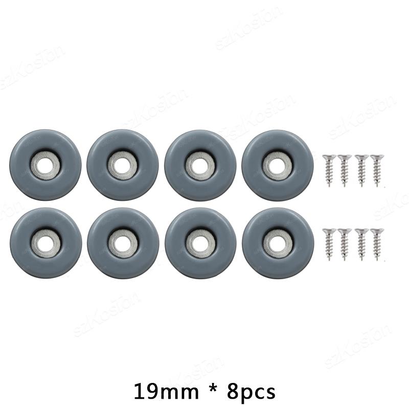 8pcs/lot Screws Furniture Glides PTFE Heavy Duty Furniture Slip Mat Glide Mat For Sofa Bed Table Couch Dining Chairs