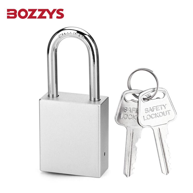 BOZZYS Aluminum Safety Padlock with 6mm SS Shackle Non-keyed Alike KD