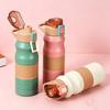 Vaso Térmico Deportivo de Acero Inoxidable 304 para Niños 680ml Botella de Agua Aislada Portátil para Exteriores para Niños Vuelta al Cole