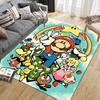 Mario Retro Comic Area Rug, Mario Fan Soft Carpet, Ideal Gift.chl
