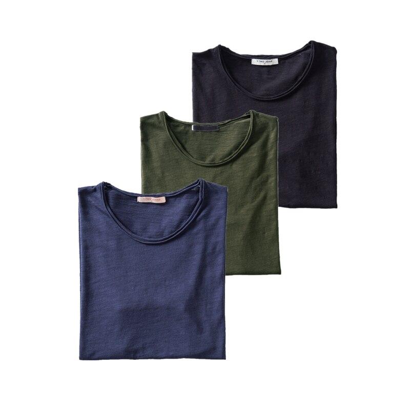 

3 шт./компл., летняя футболка из 100% хлопка с круглым вырезом, мужские однотонные 10 цветов, мужские футболки, повседневные мужские базовые футболки с короткими рукавами M