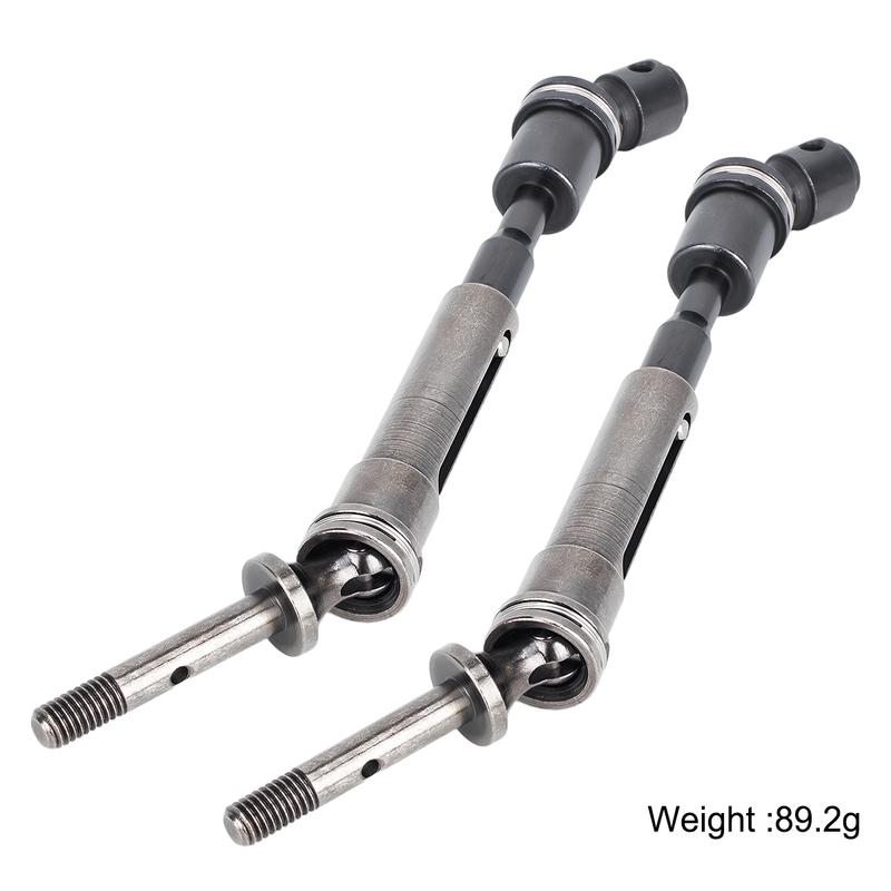 Steel CVD Front Rear Drive Shaft Set for 1/10 Traxxas Slash 4X4 Slash Rustler VXL Stampede 4X4 VXL Car Upgrade Parts