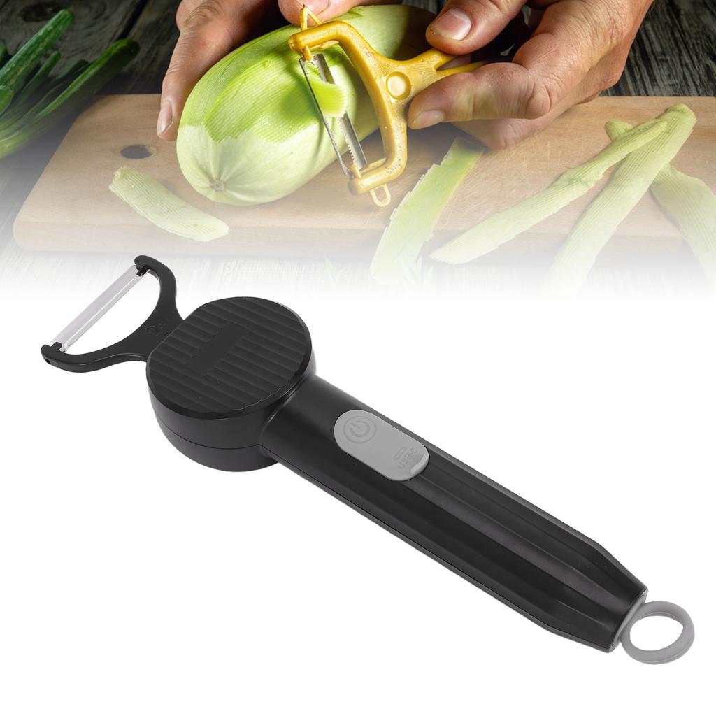 Electric Potato Peeler Handheld Electric Vegetables and Fruit Peeler 3 in 1 Set USB Re able Kitchen Gadgets