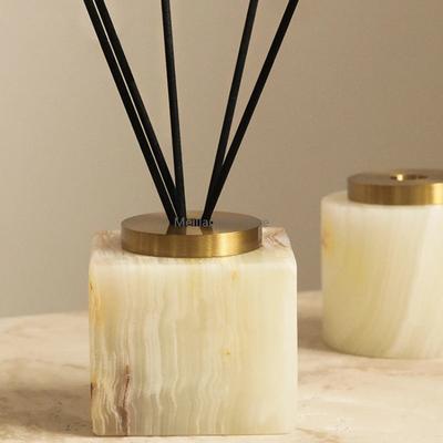 Natürliche Marmor-Aromatherapieflasche Haus Hotel Badezimmer Kreativer Aromatherapieofen Aromatherapiestab Wohnzimmerdekoration
