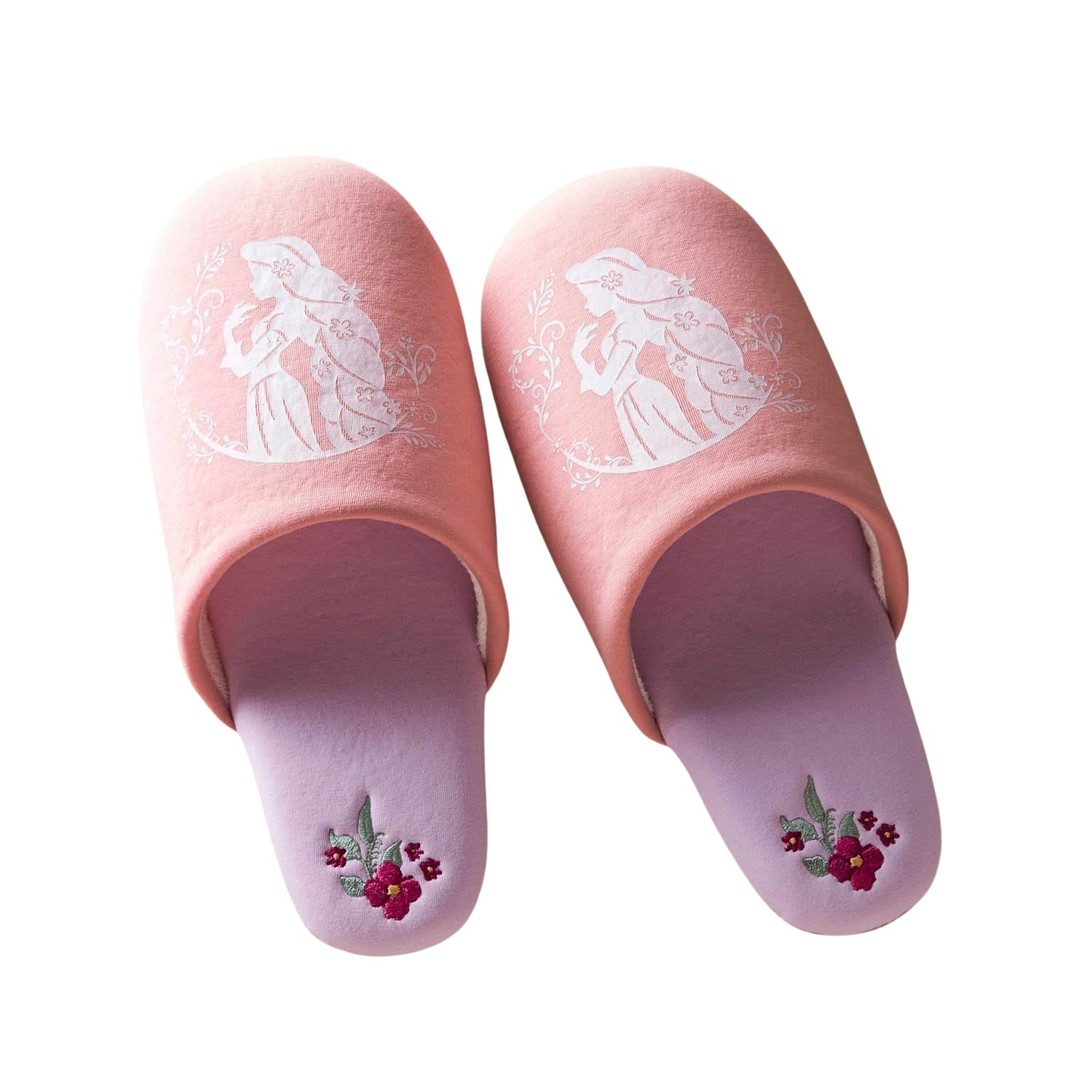 Disney Slippers Washable Sturdy Design Indoor Soft Rapunzel (Pink) M