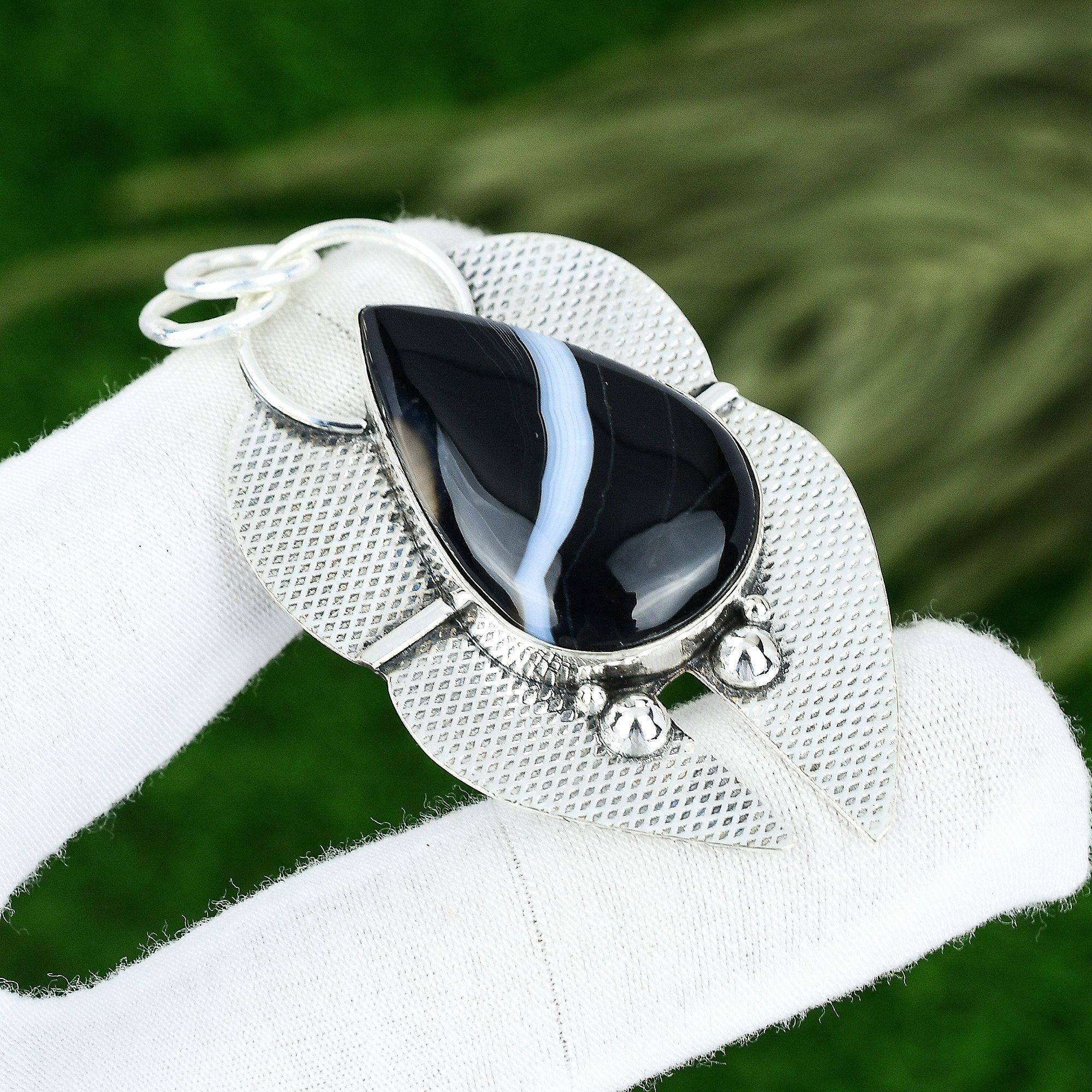 

Натуральный сардоникс, подвеска из драгоценного камня, ручная работа, стерлинговое серебро 925 пробы, индийские украшения