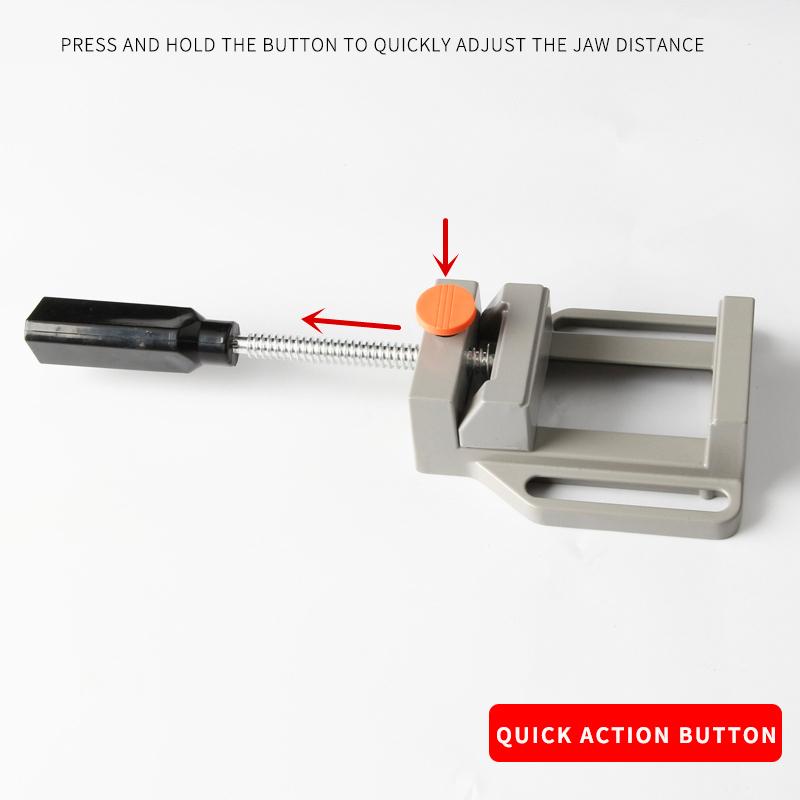 Light Mini Table Pliers Quick Flat Jaw Pliers Single Handle Right Angle Clamp Flat Jaw Fastener Welding Table Clamp Jaw Vice