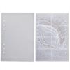 A20F-2Pcs DIY Book Cover Crystal Epoxy Resin Mold Dragon Eye Notebook Case Mirror Silicone Mold