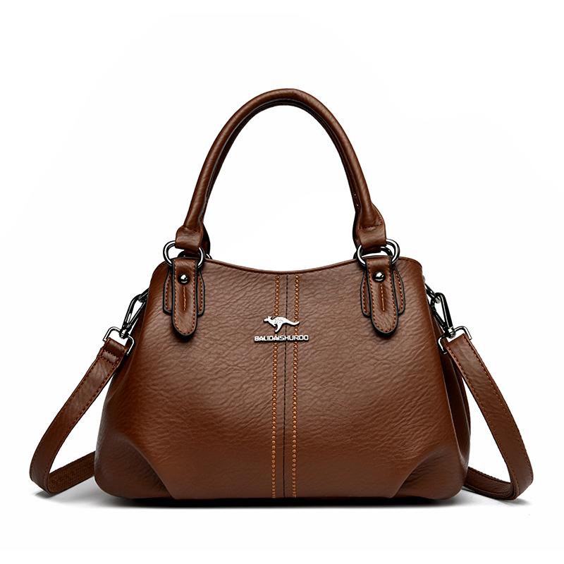 Prosta Torba Tote w Stylu Retro, Torba Crossbody z Wieloma Przegródkami, Codzienna Torba na Ramię Odpowiednia na Co Dzień, na Czas Wolny, do Dojazdów do Pracy