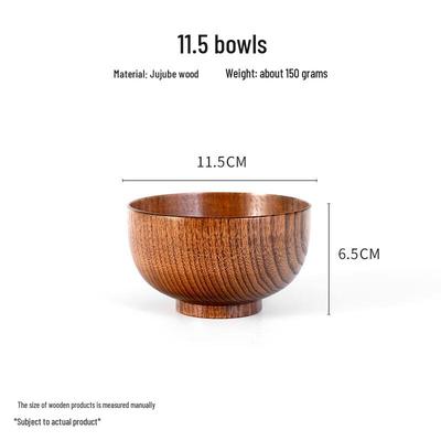 ZISIZ Jujube Wood Multipurpose Bowl