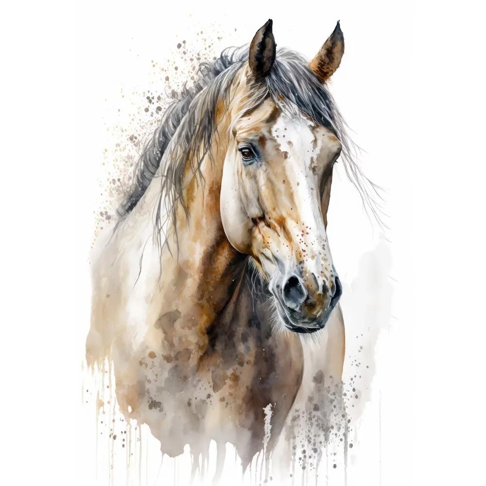 Safari Animals Watercolor Posters Colorful Children Prints Rainbow Animal Canvas Painting Wall Art Pictures Home Kids Room Decor