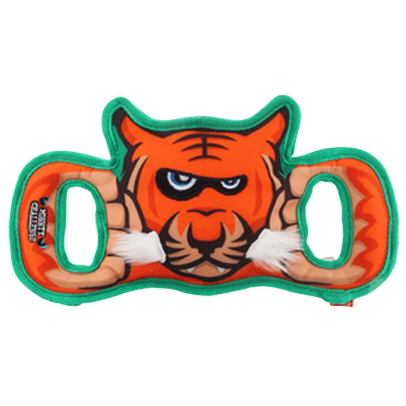 GiGwi Hercules Tiger Durable Squeaky Dog Toy