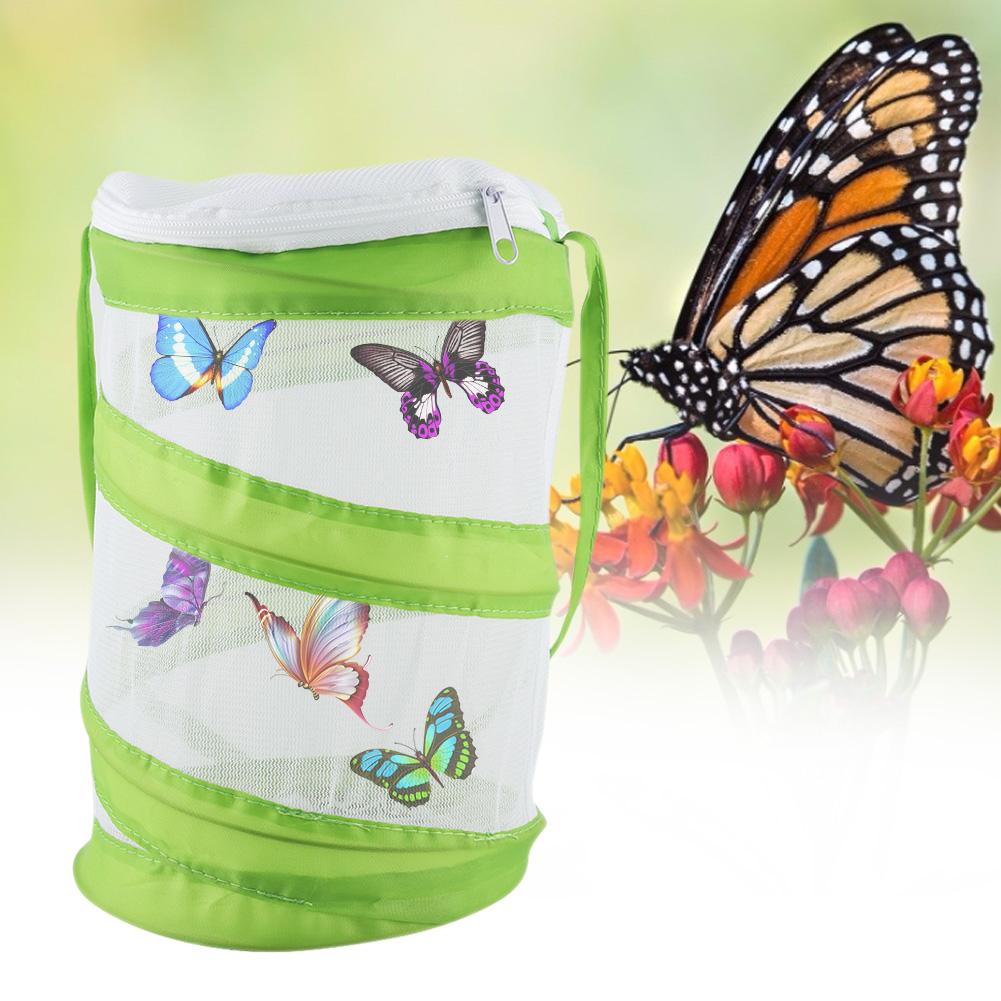 Mini Foldable Portable Durable Ventilated Butterfly House Breeding Cage