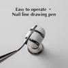 1 Stück Nail Art Liner Pinsel Verlängerte Linien Striping Zeichnen Uv Gel Malerei Nageldesign Stift Professionelles Maniküre Werkzeug
