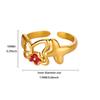 Love ring Titanium steel does not fade jewelry Light luxury high-end stainless steel jewelry Women