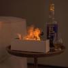 Flame Aroma difuzér zvlhčovač vzduchu Ultrazvukový generátor chladnej hmly Fogger LED lampa na esenciálny olej Realistický difúzor ohňa
