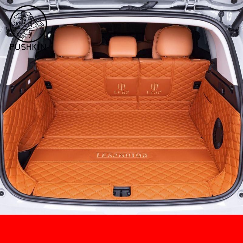For Leapmotor C10 2024 2025 2026Car Trunk Mats Leather Durable Cargo Liner Boot Special Dedicated Surrounded Carpets Accessories