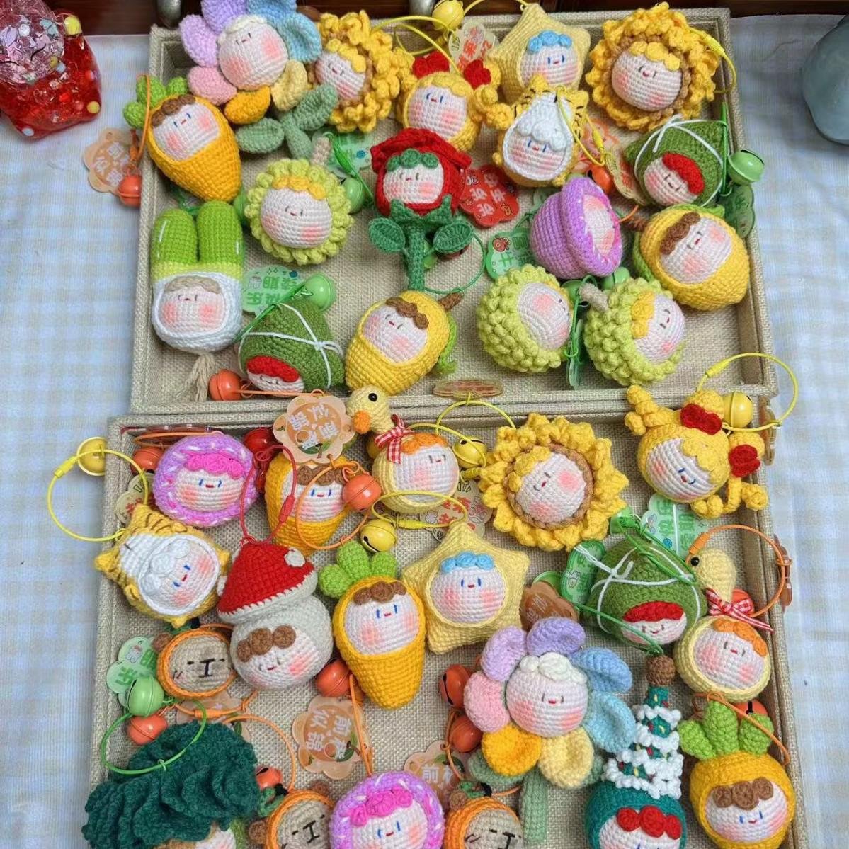 

Handmade Crochet Dango Doll - Blind Box Edition