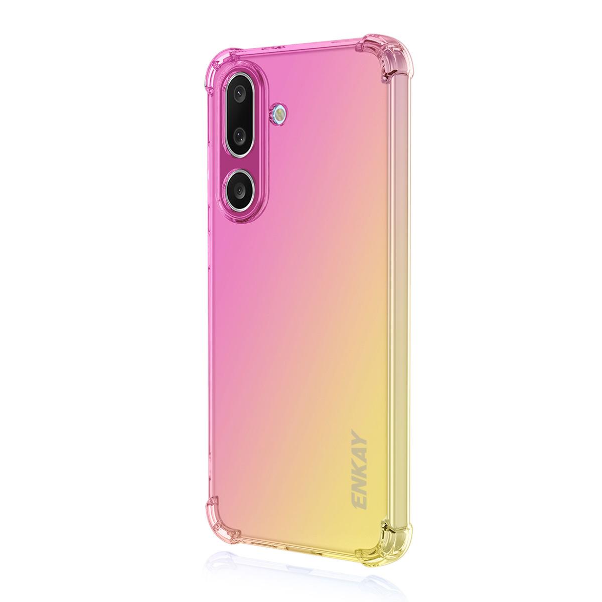

For Samsung Galaxy M56 5G TPU Case ENKAY Thickened Four Corner Drop-proof Phone Back Cover B