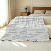 Flannel Throw Blanket, Machine Washable, Soft Warm Minimalist Design with Muted Colors - Ideal for Home, Office Naps, Christmas & Halloween