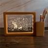 3D Photo Frame Pen Holder Night Light – Creative Graduation or Birthday Gift for Teachers and Classmates