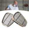 1 Pair 6001 Gas Cover Filter Cartridge Reusable Chemical Gas Filter Cartridges for 6800 7502 6200